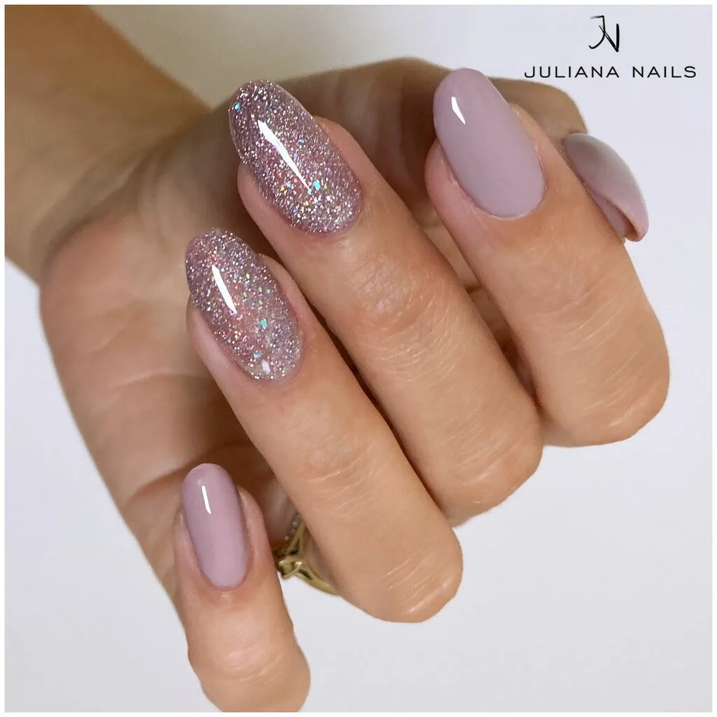 Juliana Nails smalto gel Glitter & Co - Glitter argento
