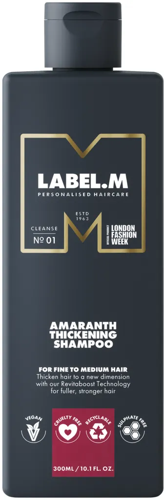 LABEL.M Amaranth Shampoo Addensante