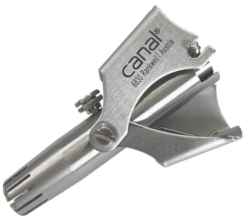 Canal ear and nose hair trimmer