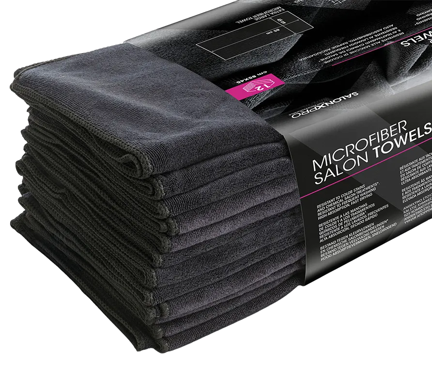 Xanitalia SALONXPRO Asciugamani in microfibra 12 pezzi