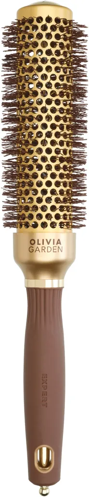 Olivia Garden Expert Blowout Speed Wavy Bristles Gold & Brown - 25 mm