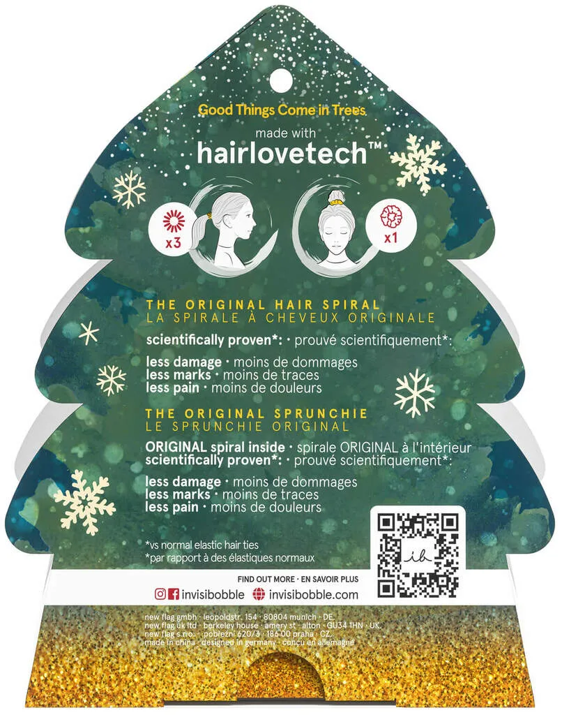 invisibobble SET Holidays Good Things Come in Trees