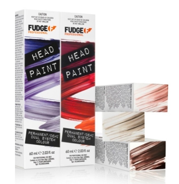 verschiedene Farben von Fudge Headpaint