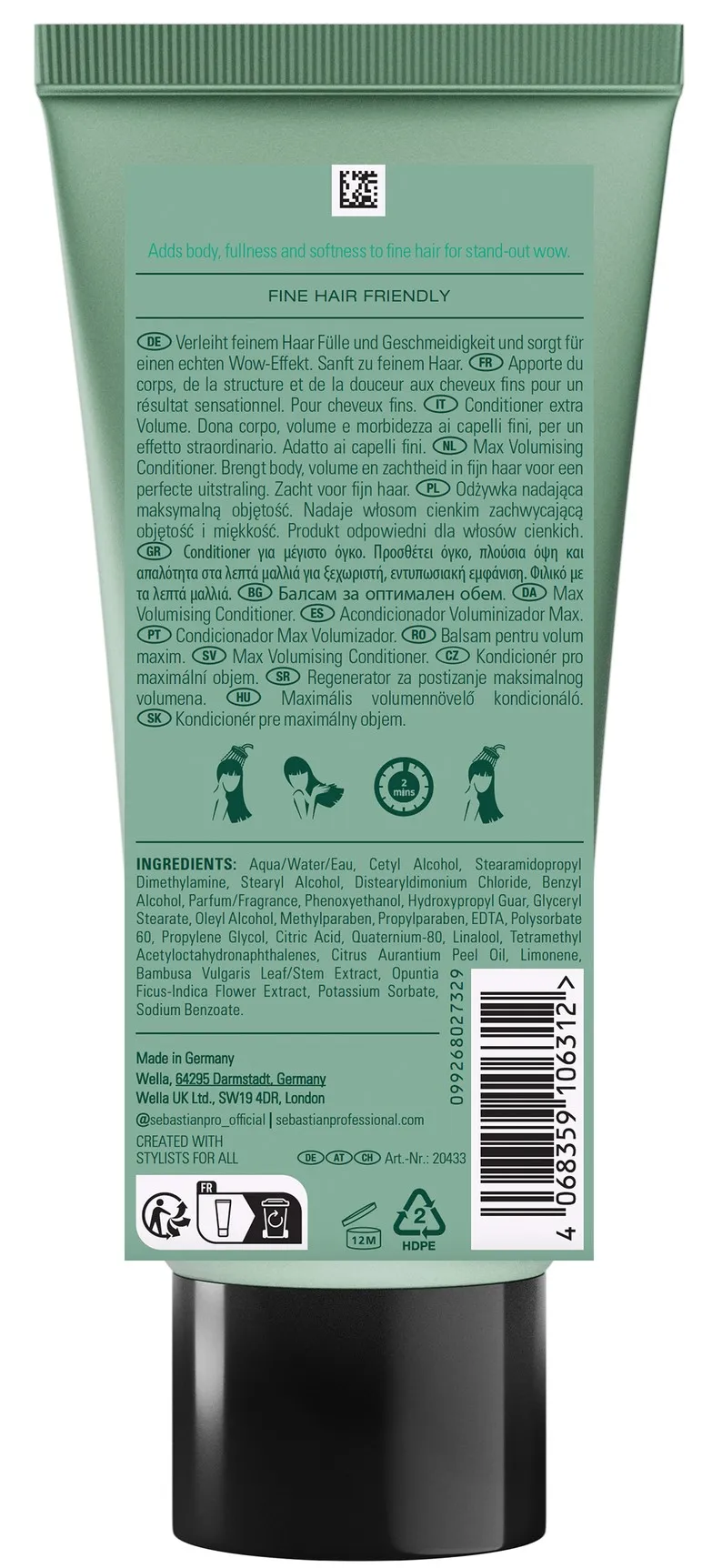 Sebastian Volupt Max Conditioner volumizzante