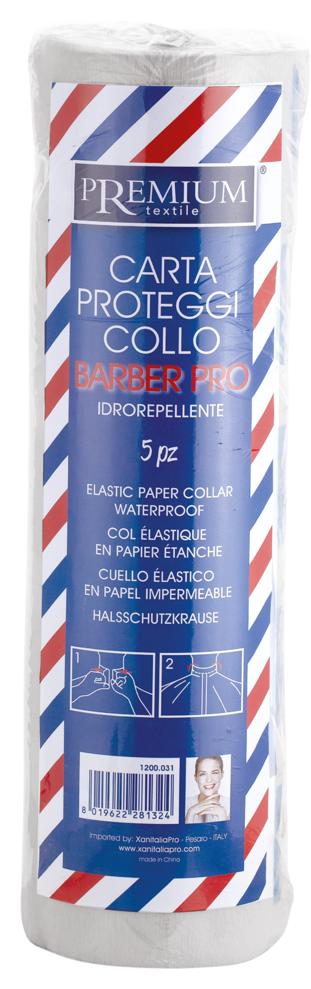 Xanitalia Strisce collo Barber 5 × 100 strisce
