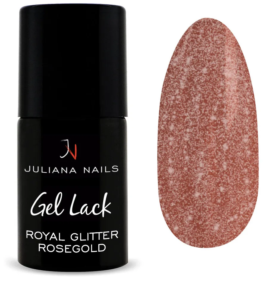Juliana Nails smalto gel Glitter & Co - Glitter argento