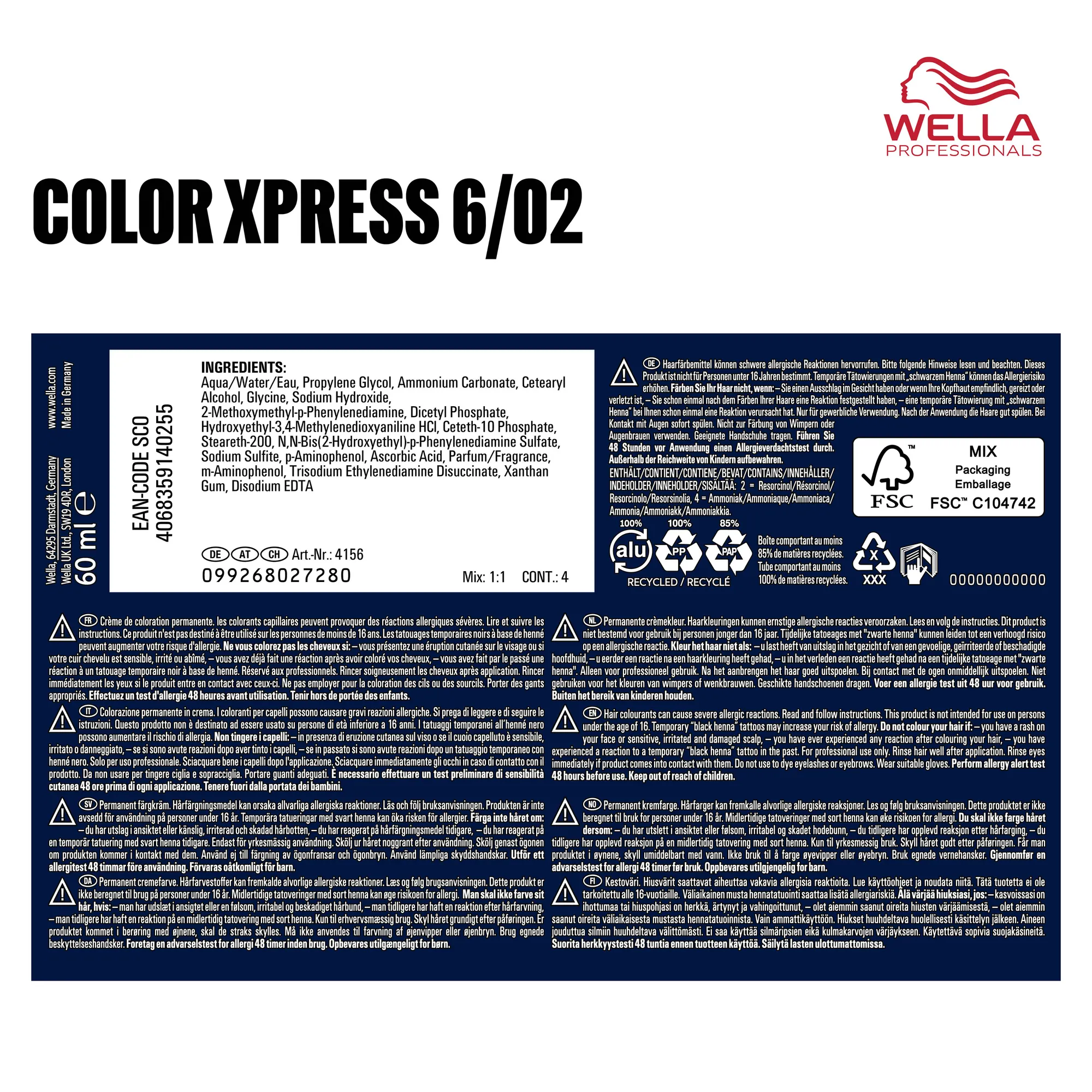 Wella Color Xpress - 7/1 Biondo medio cenere