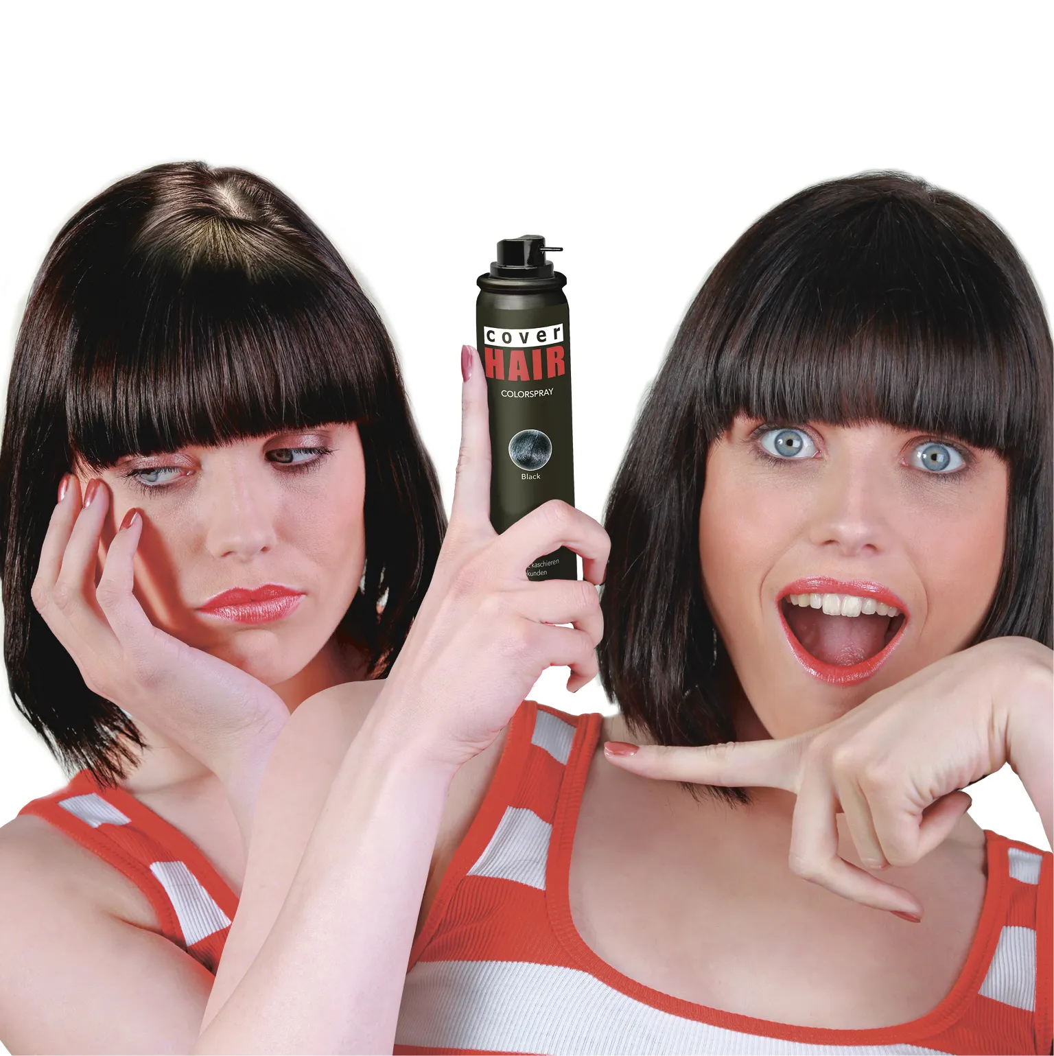 Cover Hair Color Spray - Nero
