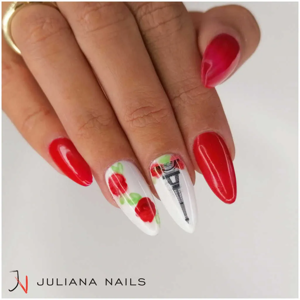 Juliana Nails smalto gel sfumature di rosso - Cherry Cherry Lady