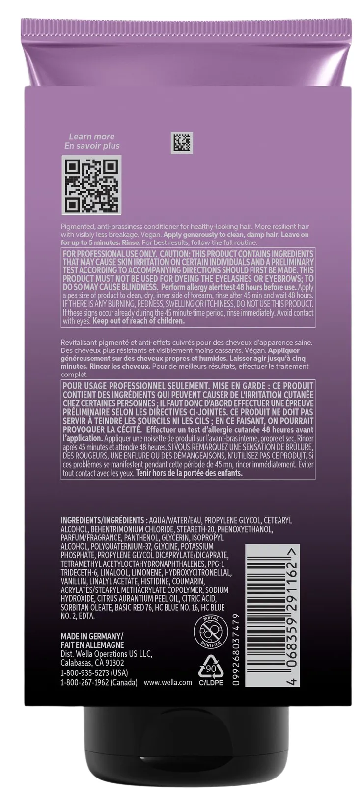 Wella Professionals Ultimate Color Balsamo per capelli biondi