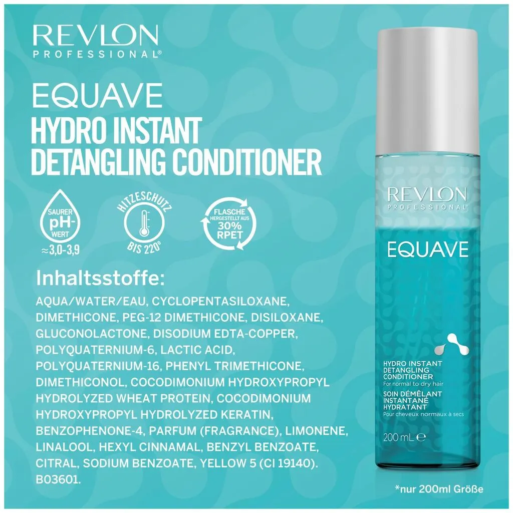 Revlon Professional Equave Instant Hydro Nutritive Detangling Conditioner per i capelli secchi