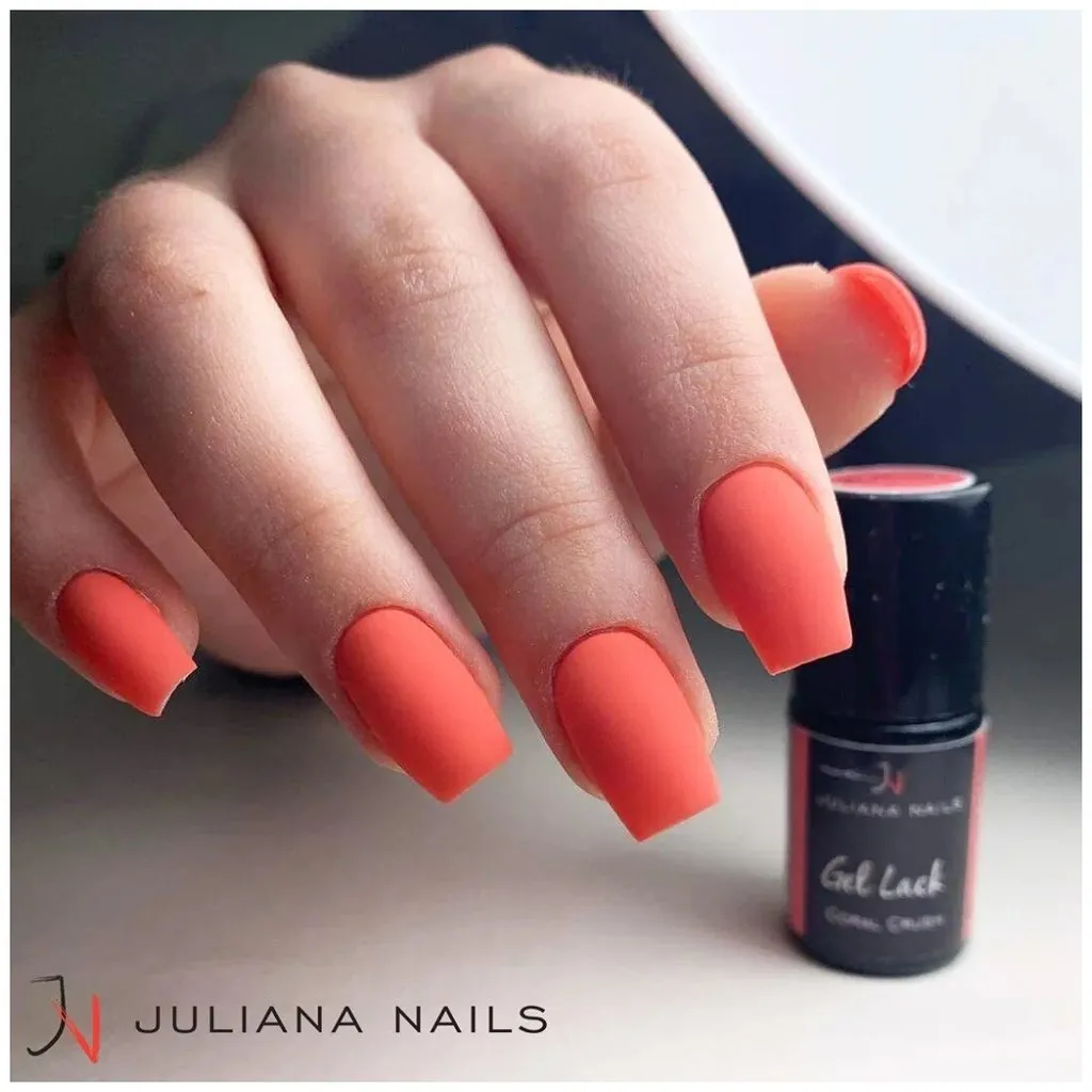 Juliana Nails smalto gel corallo & sfumature di giallo - Sunshine