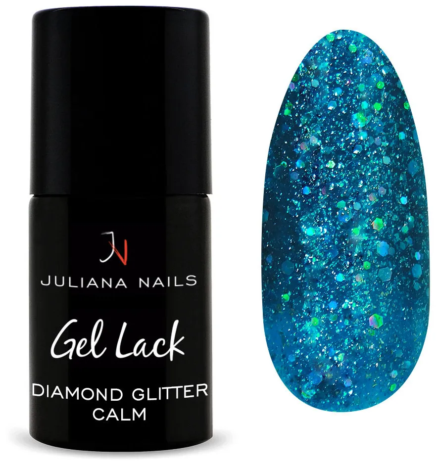 Juliana Nails smalto gel Glitter & Co - Glitter argento