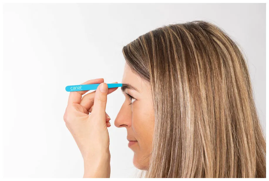 Canal Straight Tweezers, 9 cm  - raso