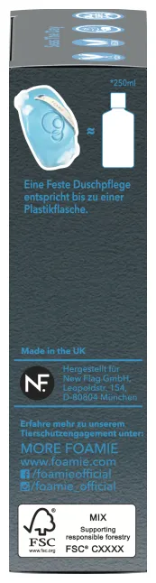 Foamie 3 in1 shampoo solido per uomini - What A Man