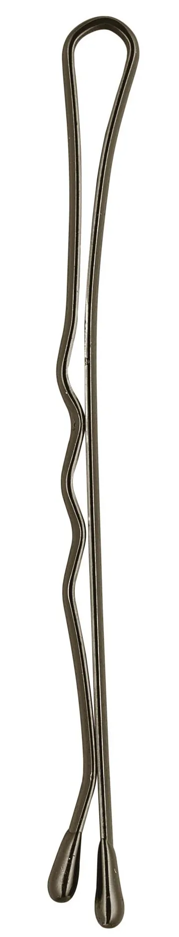 Locatelli Bobby Pins Corrugated Black Cm 5 Box 500 G