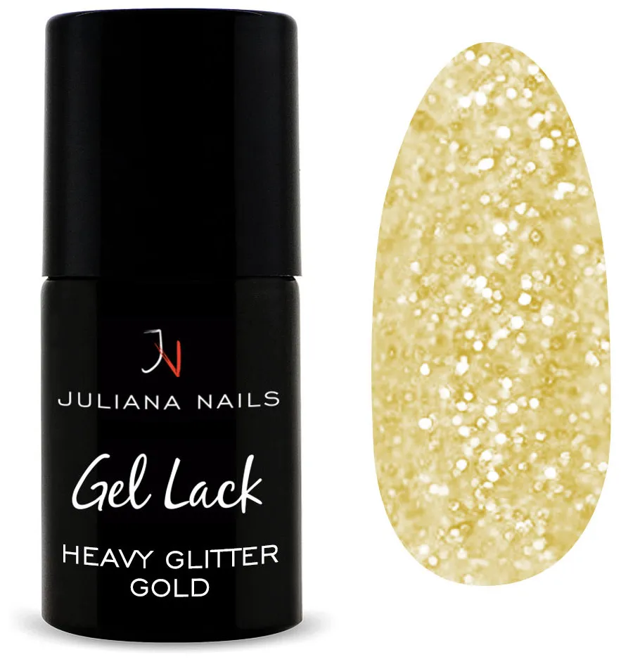 Juliana Nails smalto gel Glitter & Co - Glitter argento