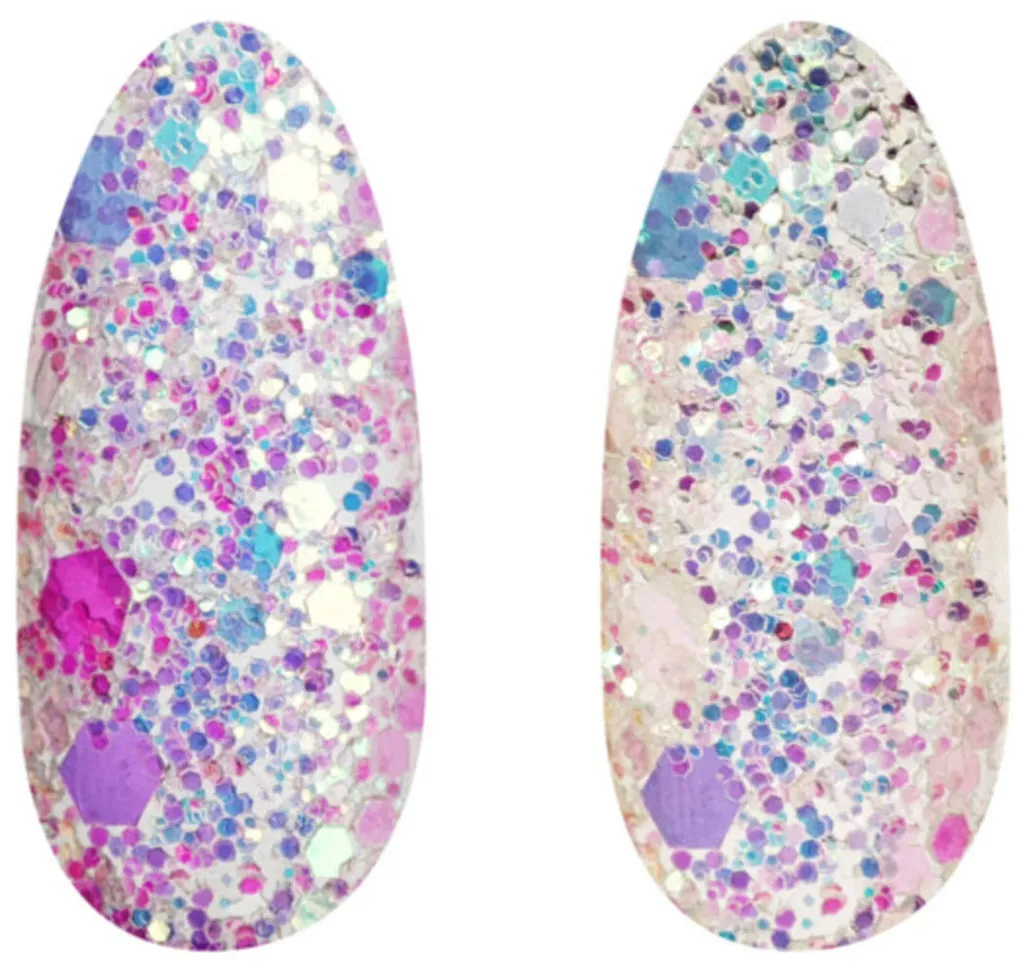 Juliana Nails Light Changing Glitter - Tropical Dream