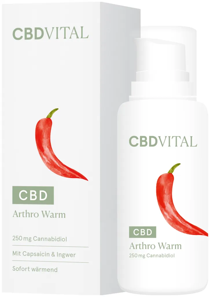 Crema riscaldante CBD VITAL
