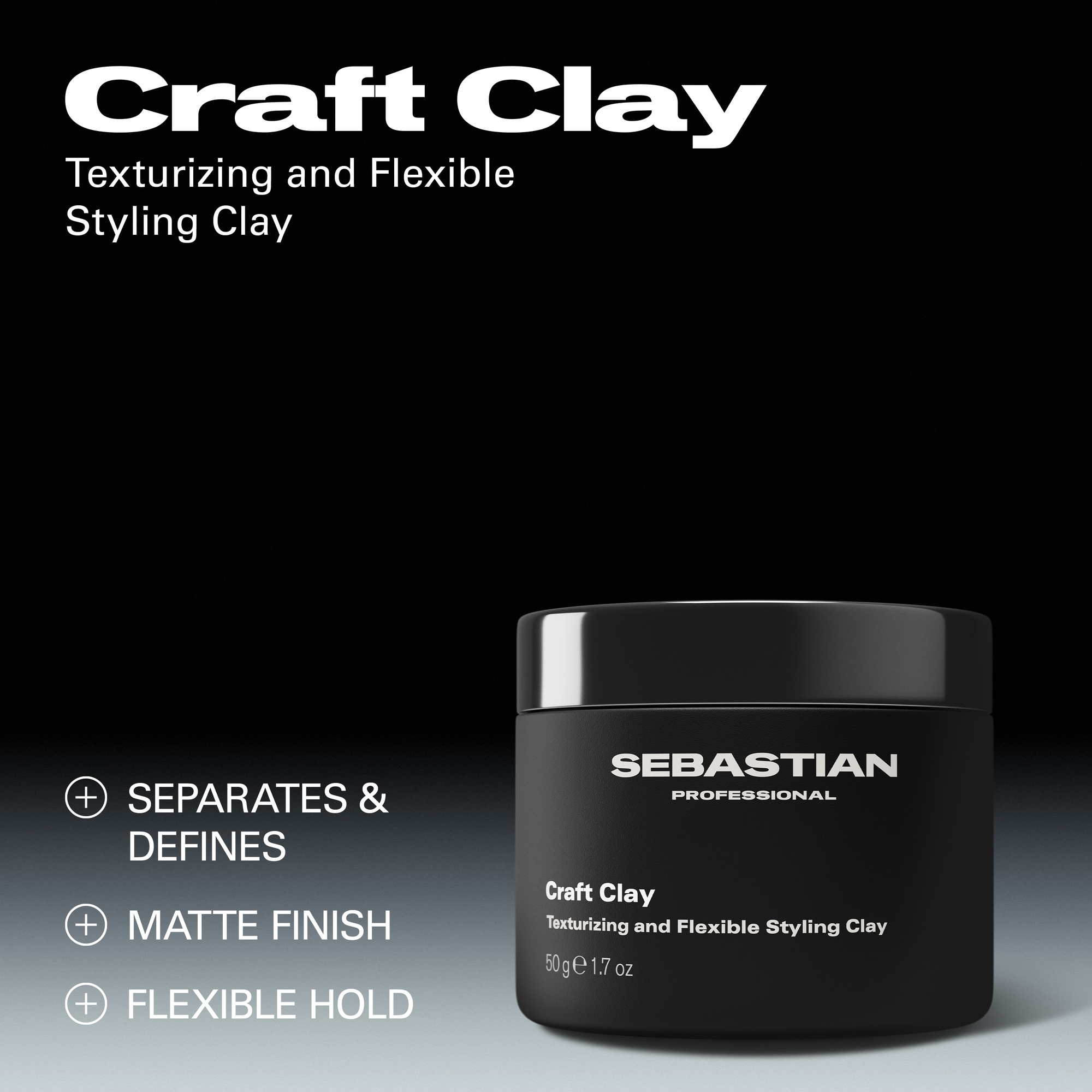 Sebastian Craft Clay Argilla per Texturizzazione e Styling Flessibile