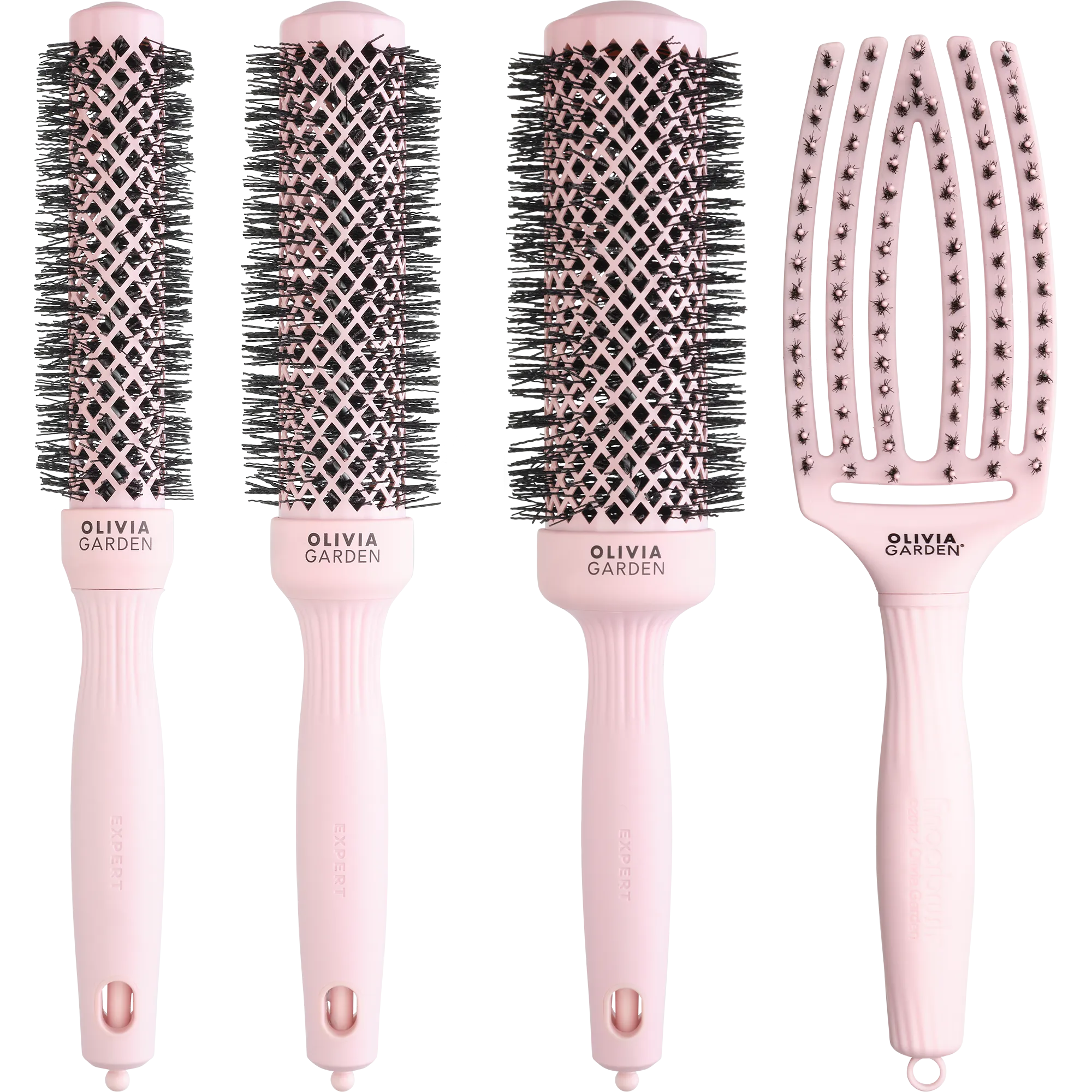 Olivia Garden Expert Blowout Speed Pastel Pink set da 4 pezzi