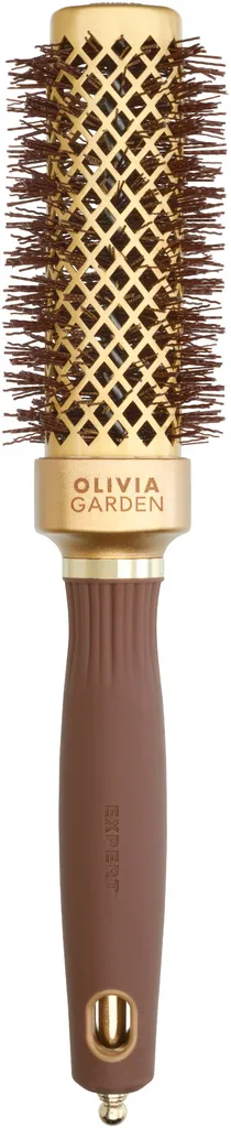 Olivia Garden Expert Blowout Straight con setole ondulate Gold & Brown