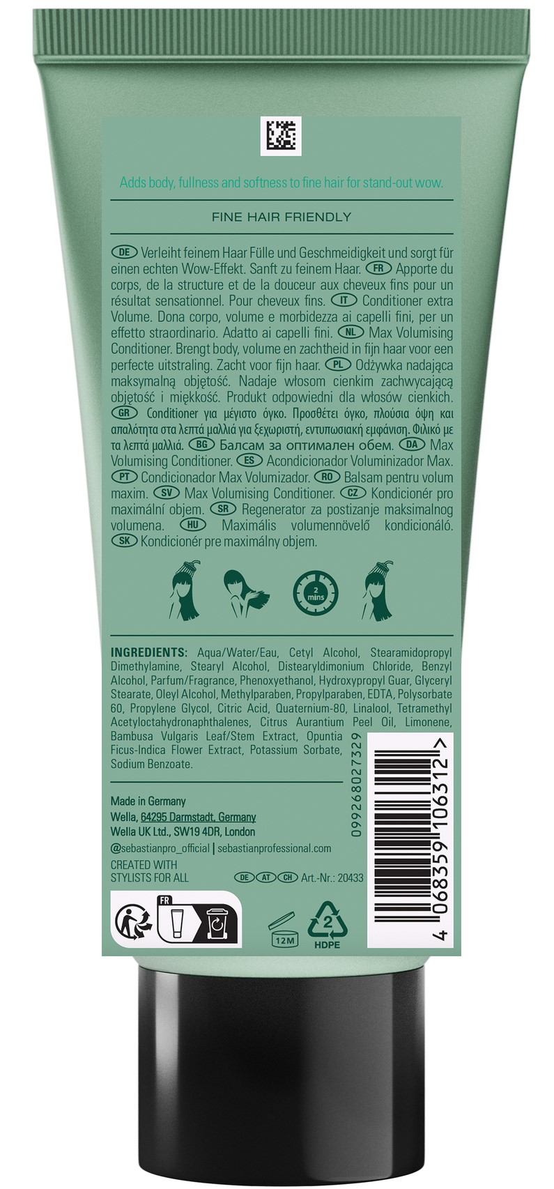 Sebastian Volupt Max Conditioner volumizzante