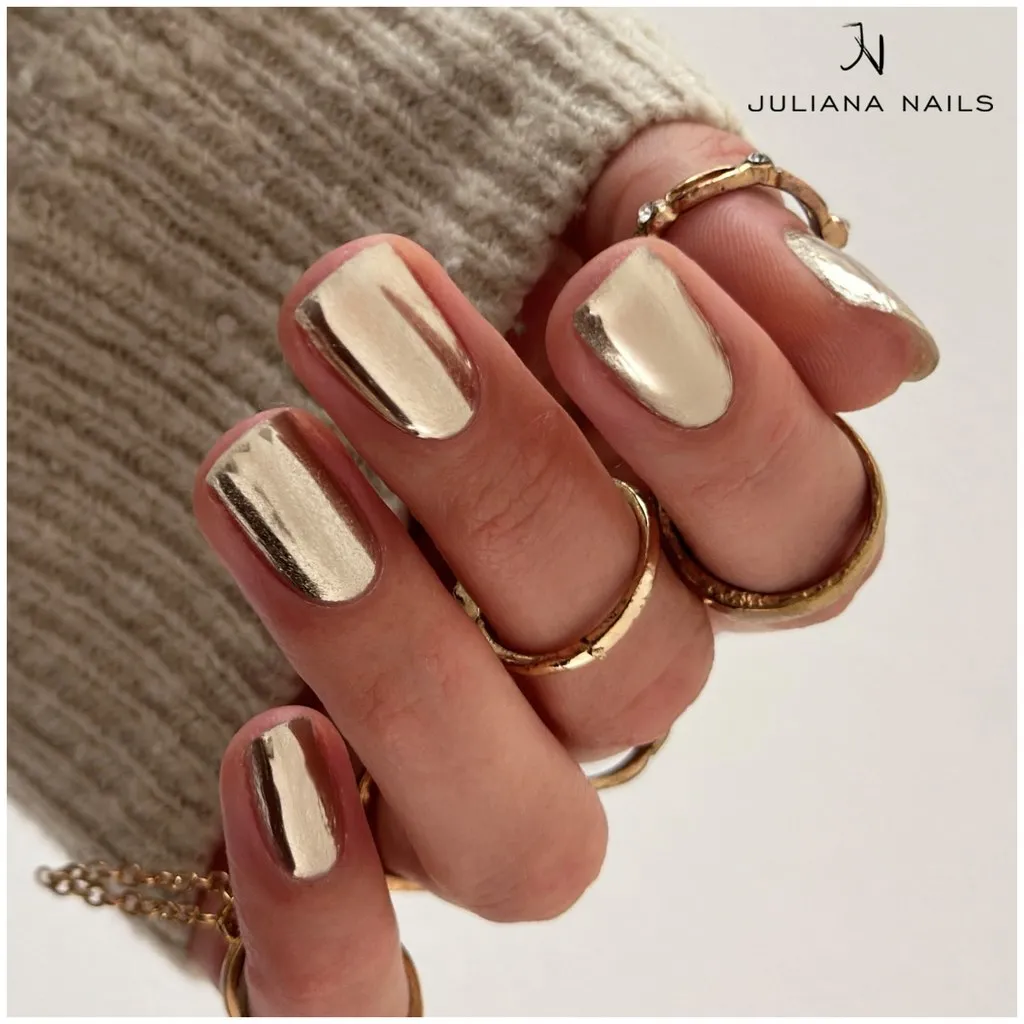 Juliana Nails Mirror Pigment - Sexy Silver