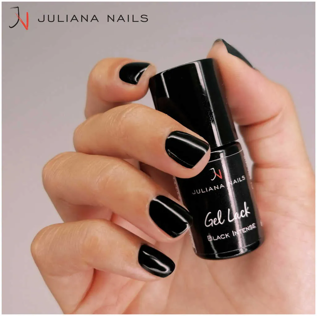 Juliana Nails smalto gel nero & sfumature di grigio - Grey Black
