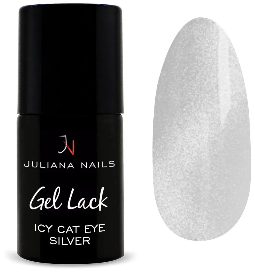 Juliana Nails smalto gel Glitter & Co - Glitter argento