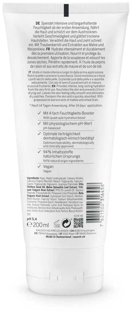 Rausch Idratazione Body Lotion alla malva