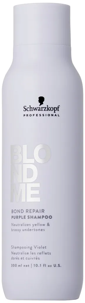 Schwarzkopf Blondme Bond Repair Purple Shampoo - 300 ml