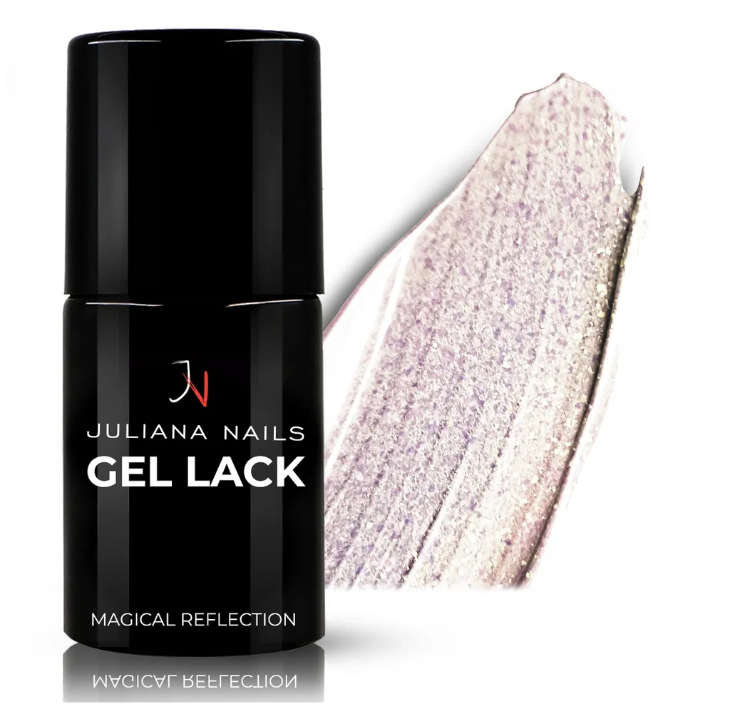 Juliana Nails smalto gel Glitter & Co - Glitter argento