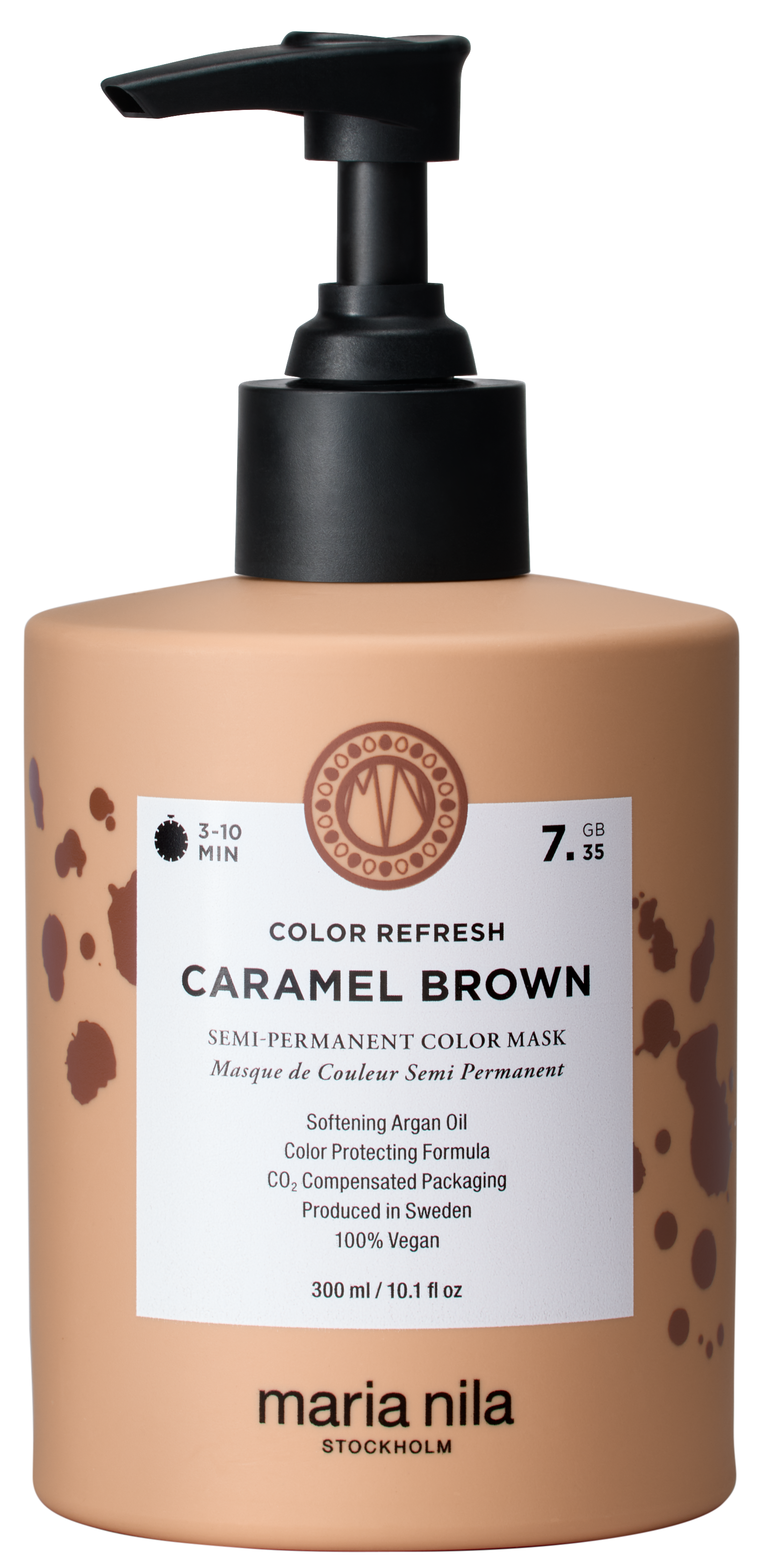 Maria Nila Colour Refresh Caramel Brown 7.35