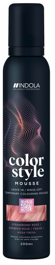 Indola Color Style Mousse - Silver