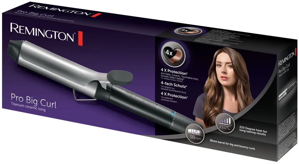 Remington Pro Big Curl styler a piastra 38mm CI5538