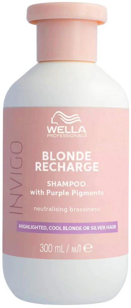 Wella Invigo Blonde Recharge Cool Blonde Color Refreshing Shampoo - 300 ml