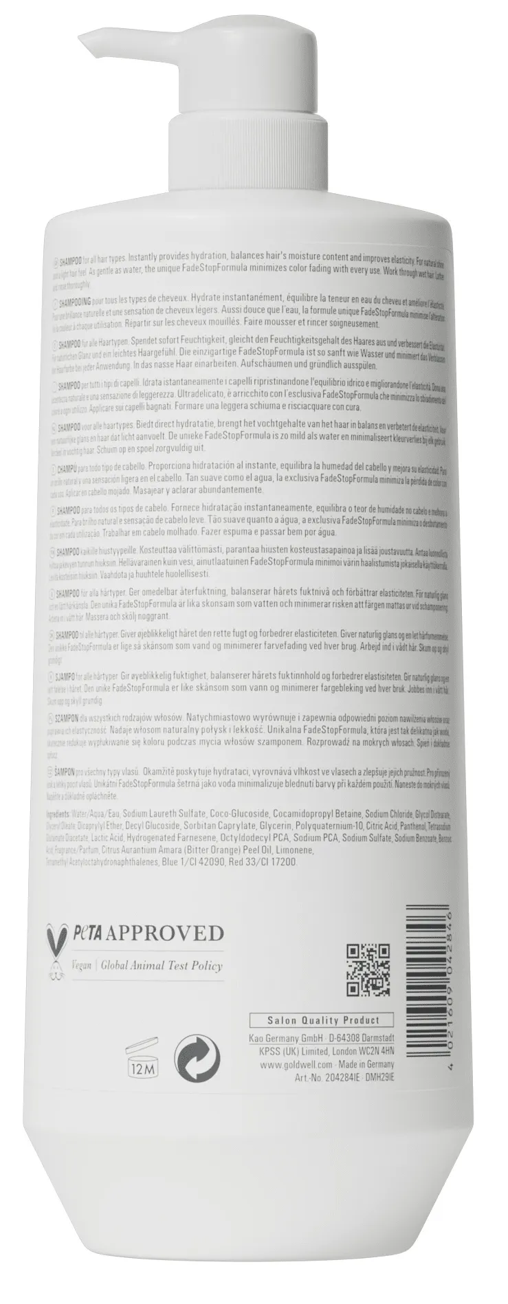 Goldwell Dualsenses PURE HYDRATION Shampoo