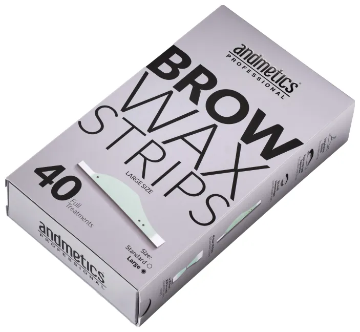 andmetics professional BROW Wax Strips Large