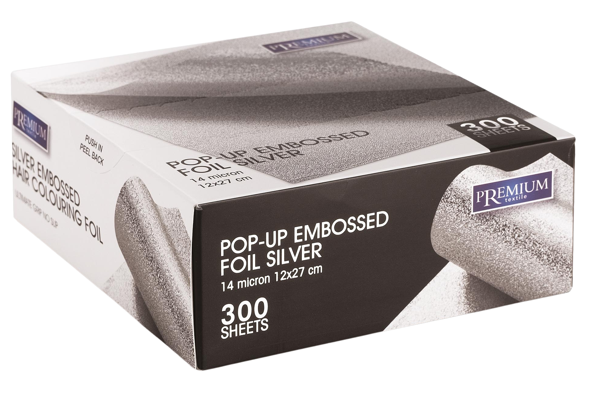 Xanitalia Fogli di alluminio extra goffrati Argento 300 pezzi