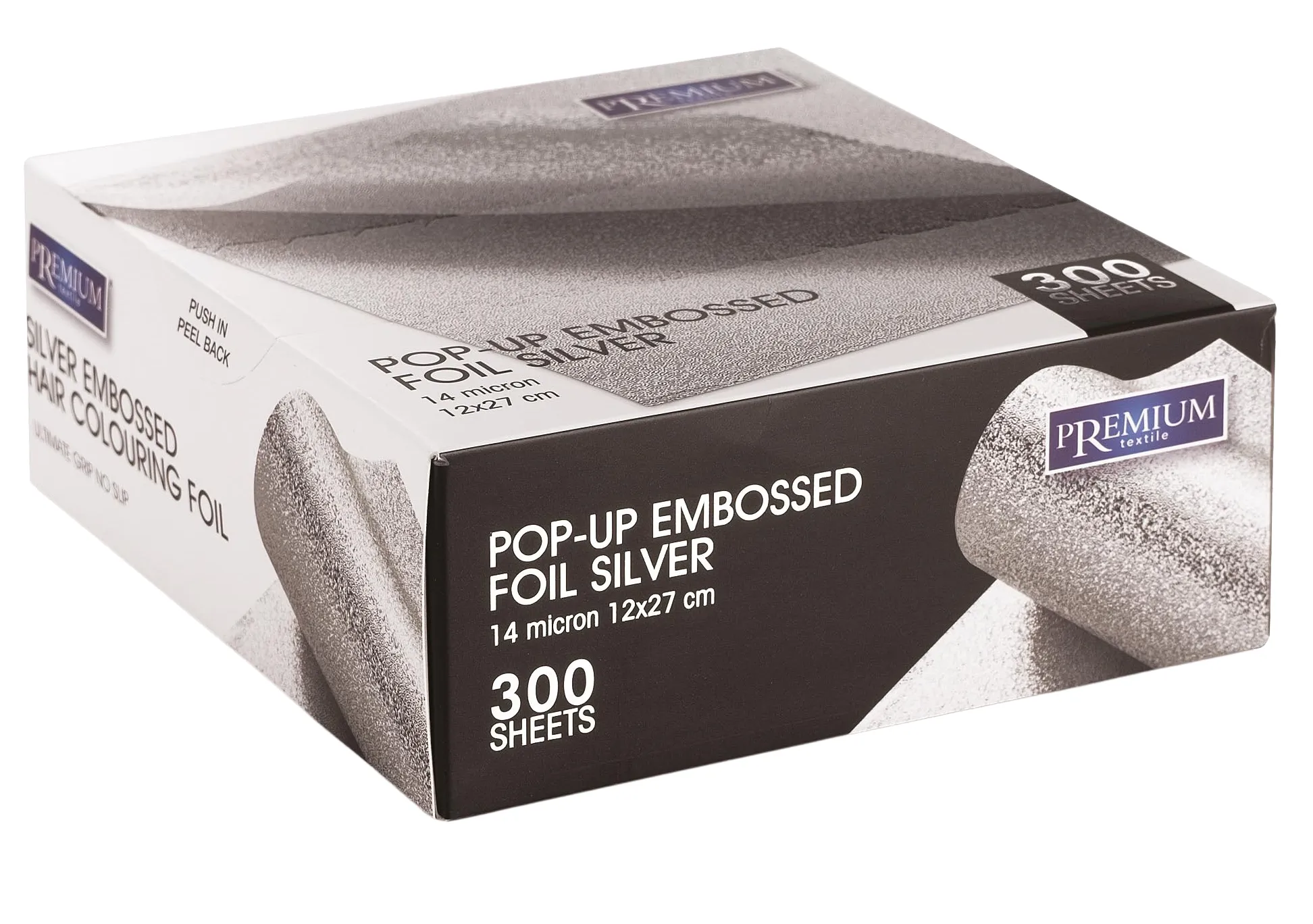 Xanitalia Fogli di alluminio extra goffrati Argento 300 pezzi