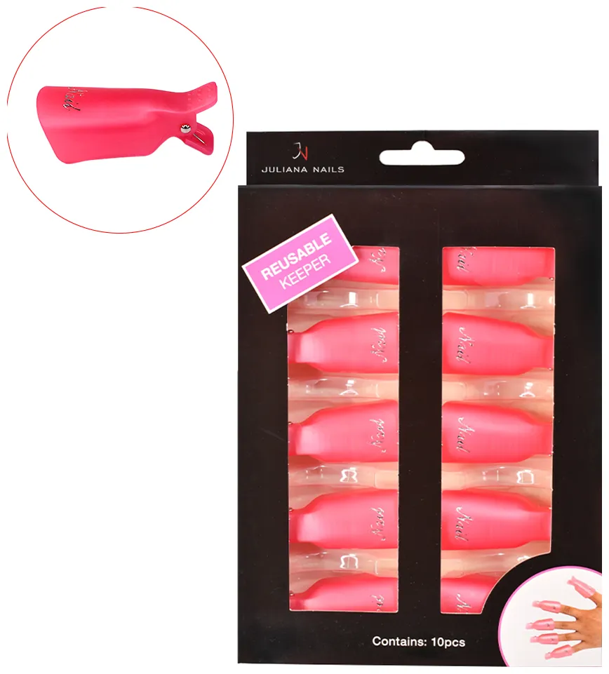 Juliana Nails Remover Clip (10 pz) - Pink