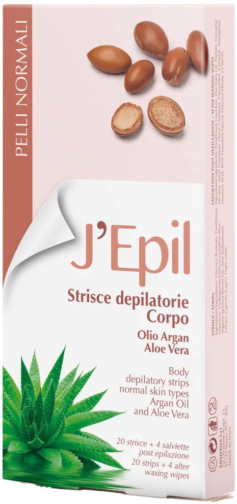 Xanitalia Strisce depilatorie corpo - Argan e Aloe vera