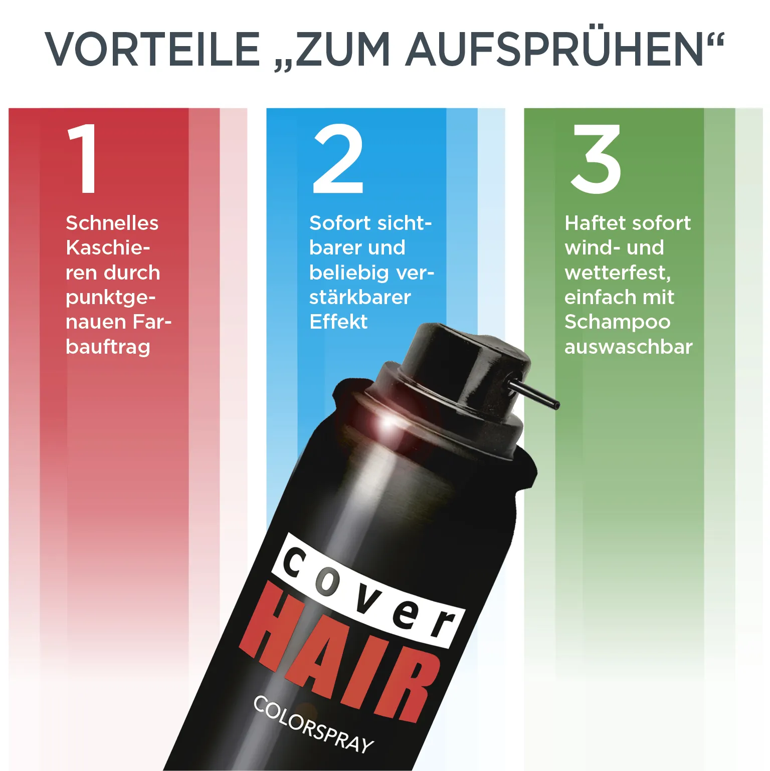 Cover Hair Color Spray - Nero