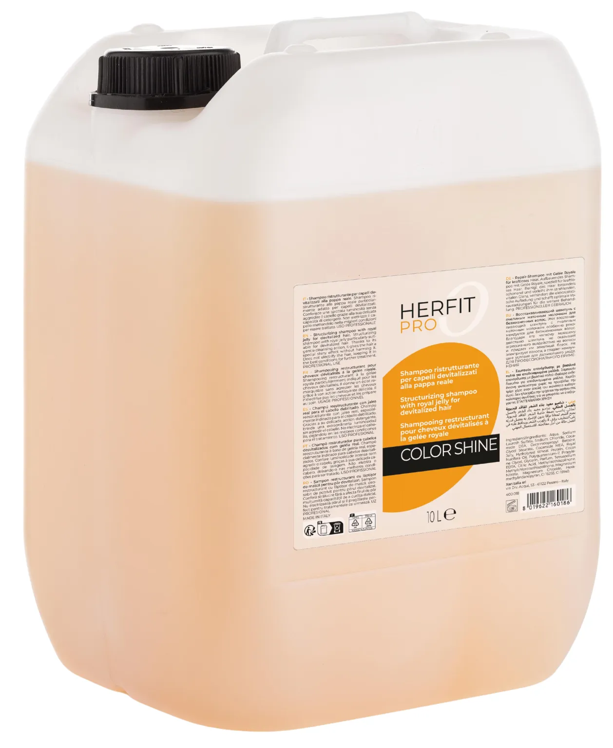 Shampoo Xanitalia Herfit Pro per capelli fragili con Gelée Royale