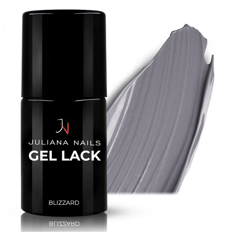 Juliana Nails smalto gel nero & sfumature di grigio - Grey Black