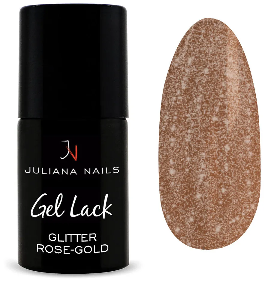 Juliana Nails smalto gel Glitter & Co - Glitter argento