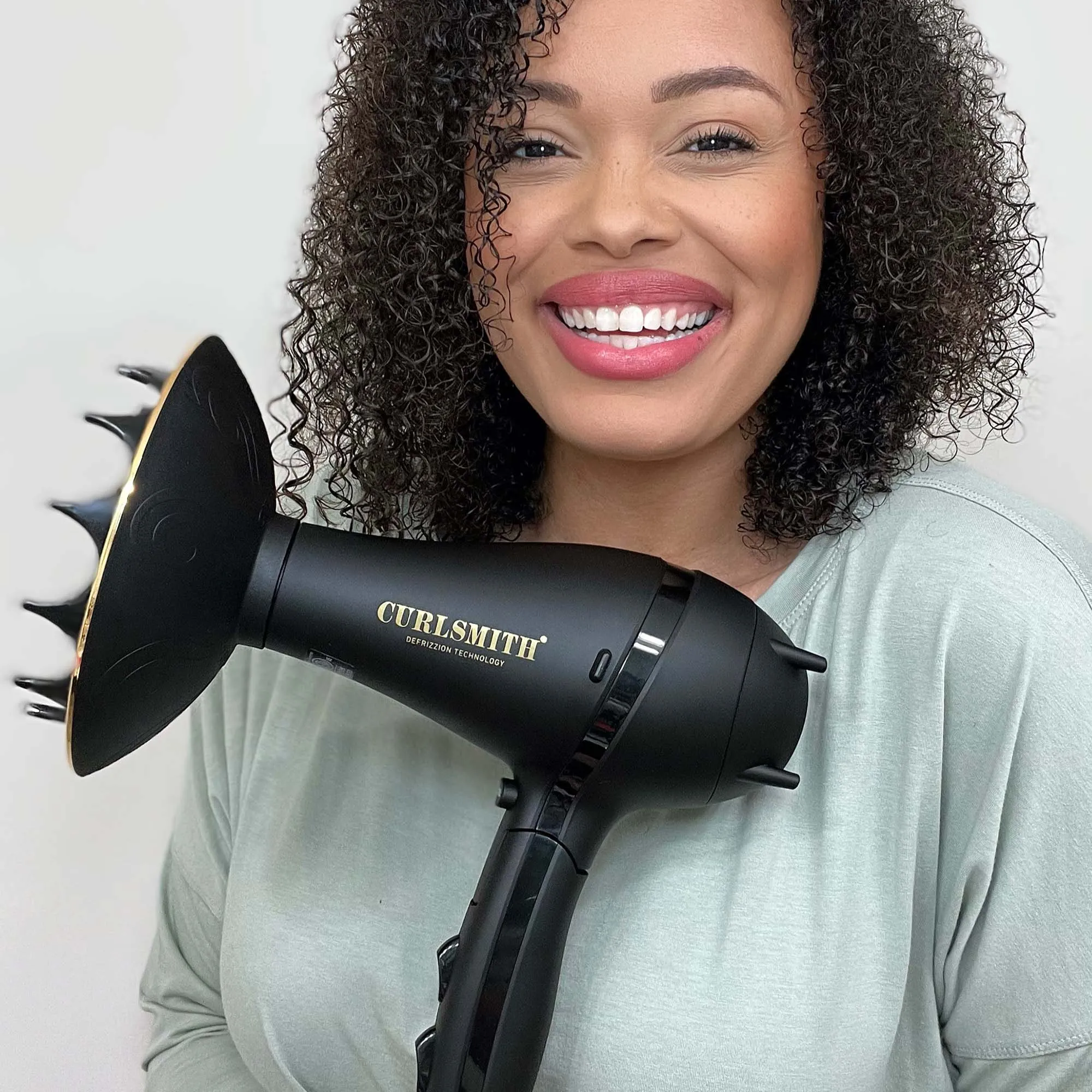 Hot Tools Curlsmith Travel Defrizzion asciugacapelli incl. diffusore XL