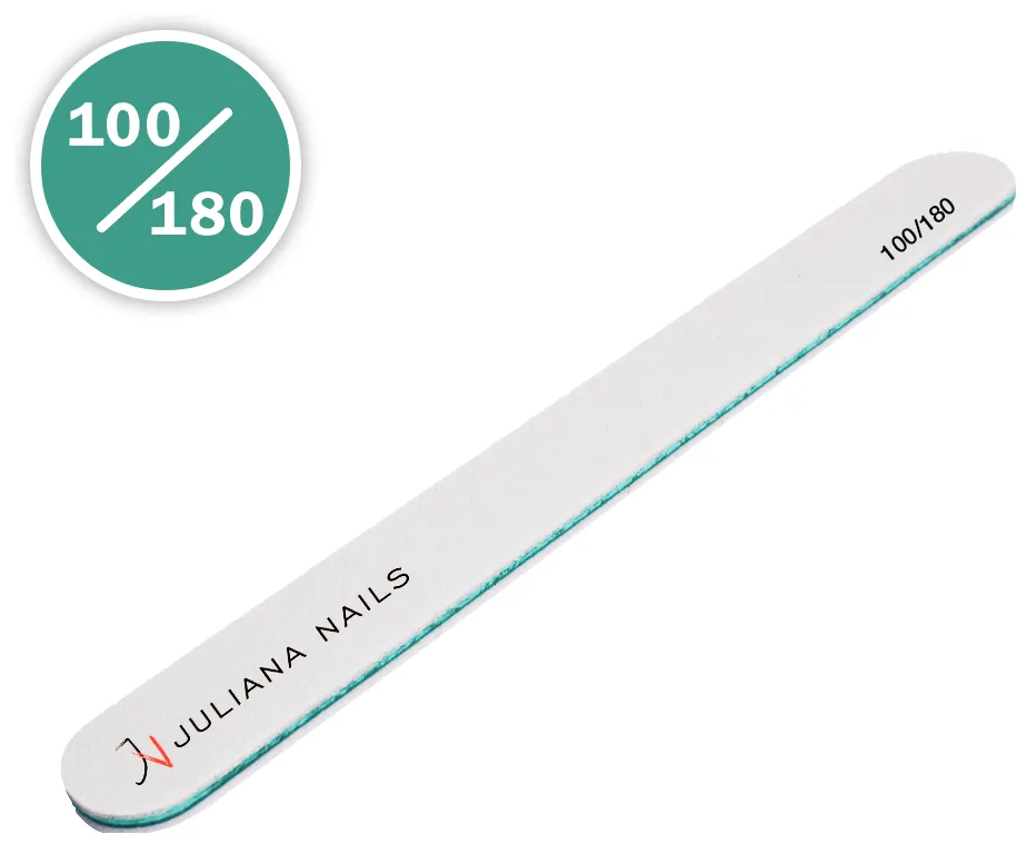 Juliana Nails lima professionale retta 100/180 - Nero