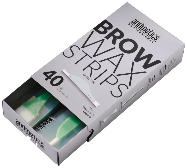 andmetics professional BROW Wax Strips Large